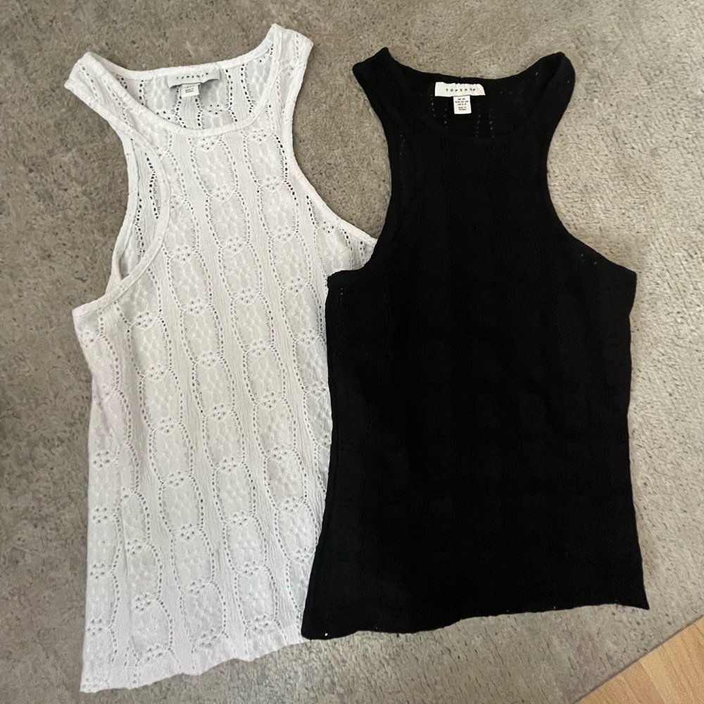 Set of 2 TopShop Lace Tank Tops
